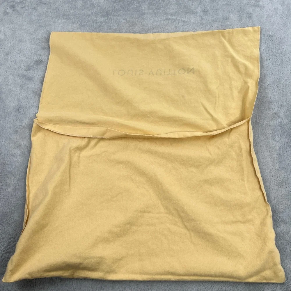 Louis Vuitton Dust Bag Tan Large Cotton Purse Handbag Storage Sleeper 20x12